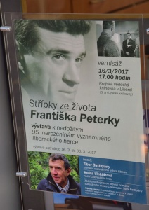 16. 3. 2017 - Vernisáž výstavy Střípky ze života Františka Peterky