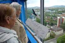 Výlet uzavřeli senioři výhledem ze střechy Krajského úřadu