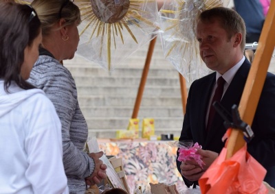 Ve slalomu na invalidním vozíku vybojoval náměstek hejtmana třetí místo